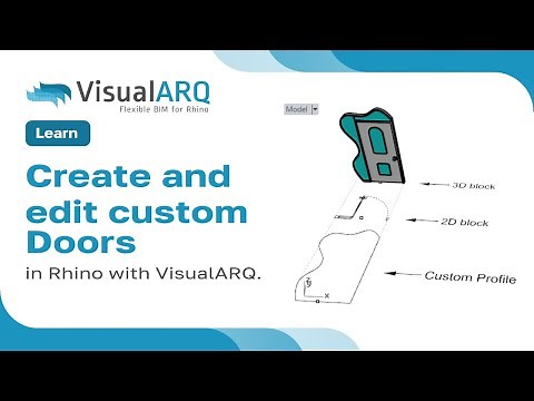 VisualARQ 1: Create a custom door in Rhino