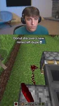 DrDonut discovers a new minecraft dupe #drdonut #minecraft