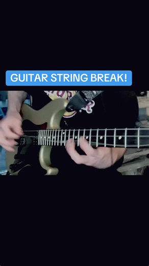 Epic guitar string break! 🎸😔 #guitarstrings #guitarfail #fail #guitariste #tiktokguitar