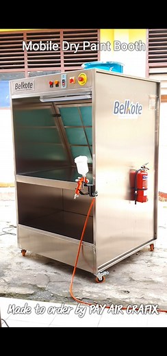 Mobile Dry Paint Booth for Custom Painting Needs