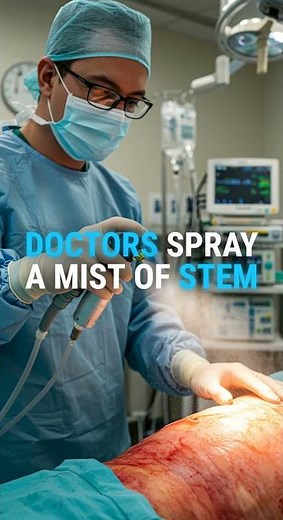 55. 🩹 Spray-On Skin for Burn Victims