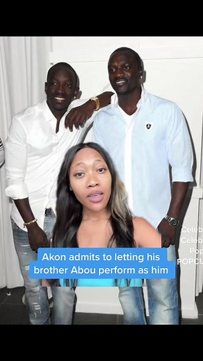 Akon admits to letting his brother Abou perform as him back in the day😂😭 #akon #concert #laurenashleybeck #celebritygossip #bodydouble