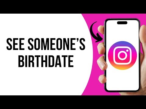 How to find someone's birthday on Instagram ?