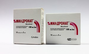 Mildronate: indications sur l'utilisation de comprimés et d'injections, composition, analogues d'un agent métabolique