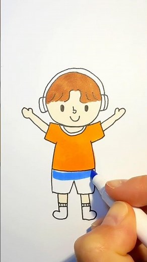 How to draw a boy 👦 | Step-by-Step Drawing for Kids