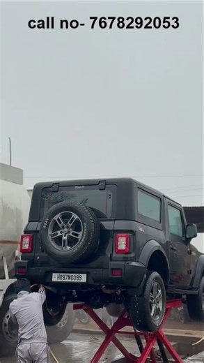 car scissor lift #automobile #garageequipment #carwashing #carcare #shorts #thar #short