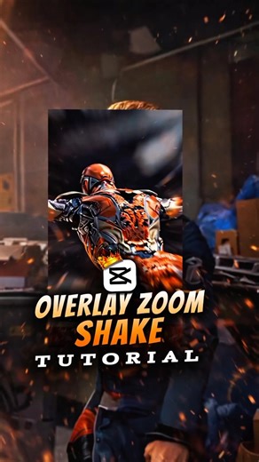 Overlay Zoom Shake Tutorial 💀😍 | Capcut Tutorial | #capcut #capcuttutorial #animeedit