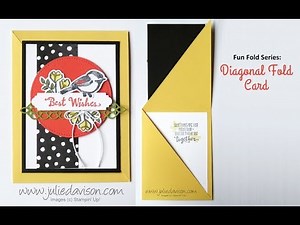 Fun Fold Series: Diagonal Fold Card