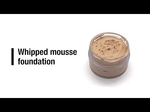 Whipped mousse foundation
