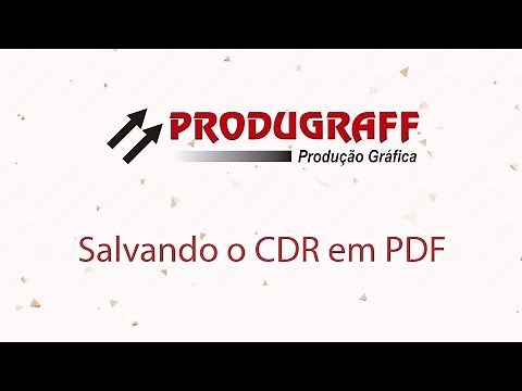 Salvando arquivo do Corel em PDF
