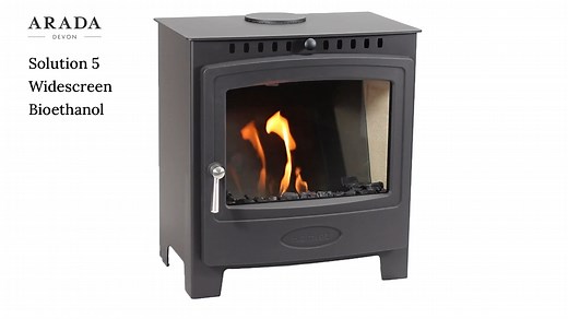 NEW Hamlet Solution 5 Widescreen Bioethanol Stove from Arada