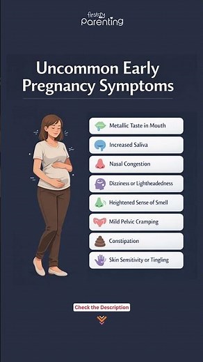 Uncommon Early Pregnancy Symptoms You Must Know | Very Early Pregnancy Symptoms