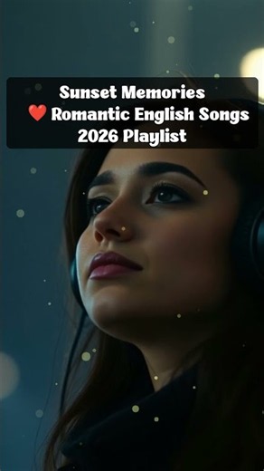 Sunset Memories ❤️ Romantic English Songs 2026 Playlist #shorts