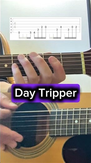 Day Tripper Guitar Tab - The Beatles