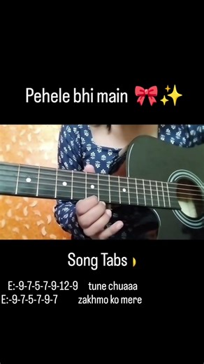 pehele bhi me song tabs #animal #guitar #guitarlessons #music