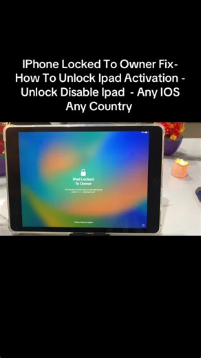 IPhone Locked To Owner Fix-How To Unlock Ipad Activation - Unlock Disable Ipad - Any IOS Any Country #iphoneunlock #activationlock #tipsandtricks #ipadunlock #viralvideos
