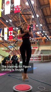 This Figure Skating Training Looks Tough! 😮‍💨 | Level Fitness