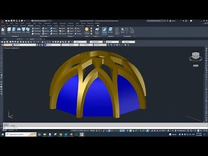 how to draw a dome 3d in AutoCAD | Best Way To Make Dome 3D | KDS