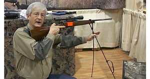 Affordable bipod stick for shooting on the move (VIDEO)