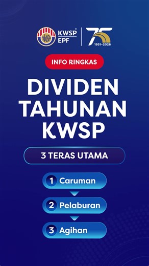 KWSP kekalkan prestasi kukuh dan berdaya tahan dalam menghadapi ketidaktentuan pasaran dan cabaran ekonomi global pada 2025. KWSP terus menguruskan pelaburan ahli secara strategik dan mampan, sejajar dengan objektif jangka panjang untuk menyokong simpanan persaraan ahli. Untuk maklumat lanjut mengenai prestasi pelaburan dan dividen KWSP 2025, sila layari laman web rasmi KWSP. ------------ EPF maintained strong and resilient performance despite market uncertainties and global economic challenges