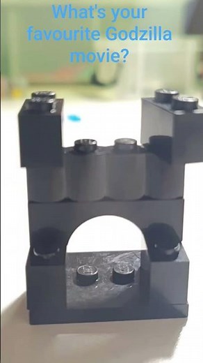 how to build a mini Lego Godzilla figure