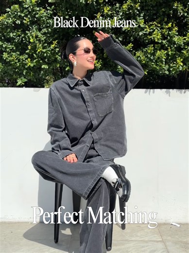 Double denim, the perfect everyday pair☀️ #ClassyClub #ClassyClubOfficial