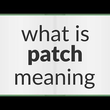 Patch | meaning of Patch