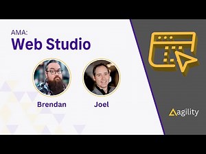 📢 AMA: The 'Agility CMS Web Studio' Edition