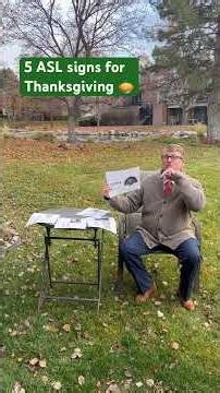 5 ASL signs for Thanksgiving 🧏