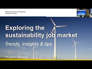 Full webinar: Sustainability Management – exploring the sustainability job market | RSM