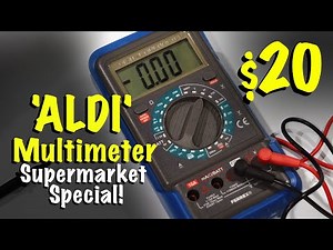 $20 'ALDI SUPERMARKET' Digital Multimeter (Ferrex Brand) #cheapmultimeter