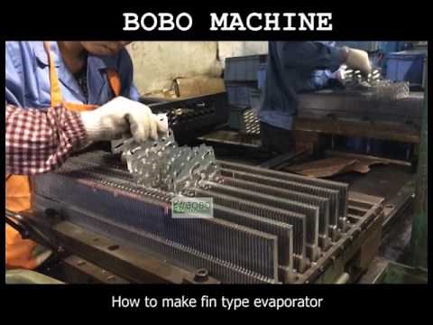 How to make fin type evaporator