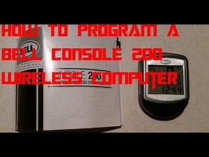How to Program a Console 200 15-Function Wireless Cycle Computer
