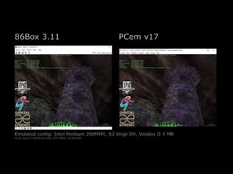 Comparison of PC emulators - 86Box vs PCem