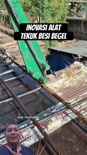 Innovation of stirrup iron bending tool #shorts #craft #diy #carpentry #construction