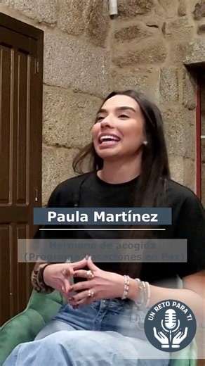 Paula Martínez, foster sister. (Vacaciones en Paz program)
