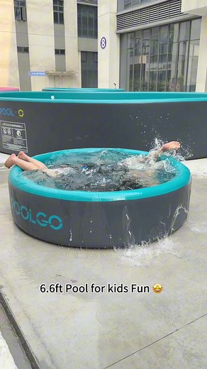 6.6ft Inflatable Pool for Kids Fun