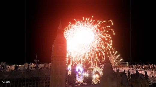 London Fireworks Show Highlights