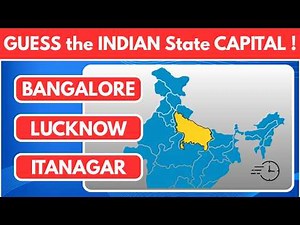 Guess the Indian State Capitals 2025 🇮🇳| 28 State Capital Quiz | India Quiz | Indian Quiz