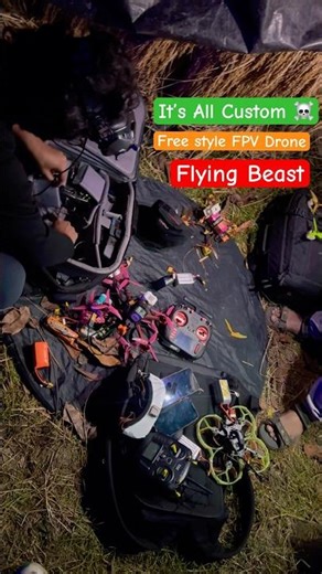 FPV Drone Squad Meet-Up After Flying | Multiple Drones Together #dronevideo