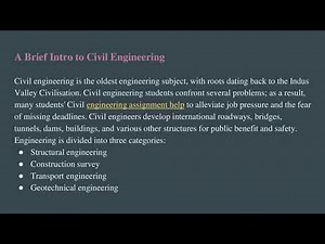 PowerPoint Presentation in Civil Engineering