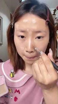 Concealer tutorial There is a window on the left so the dark circles on the left are