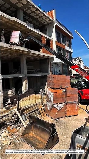 Massive Reach, Precise Lifting! Watch This Telehandler in Action.
