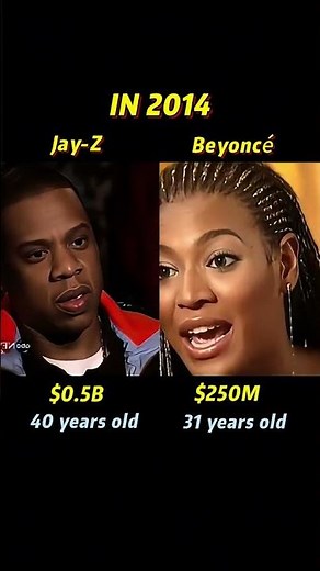 Compare networth of Beyoncé and Jay-Z#entertainment #usa #hollywood #celebrity