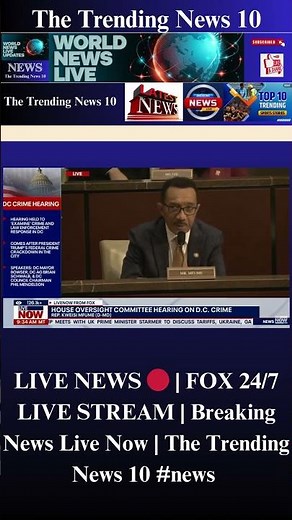 LIVE NEWS 🔴 | FOX 24/7 LIVE STREAM | Breaking News Live Now | The Trending News 10 #news #livenews