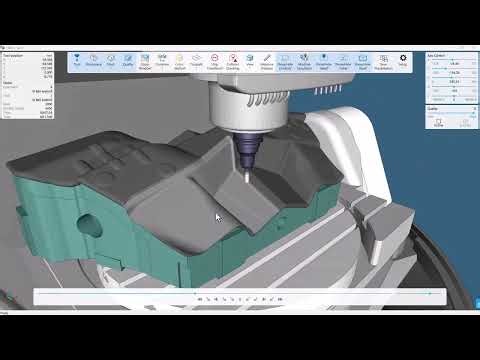 DMG DMU 75 monoBlock in CIMCO Verify for #mastercam #dmu75 #dmu50 #apodaca #cnc #5thaxis #5ejes