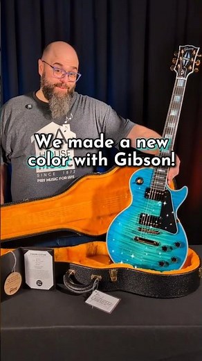Gibson Let Us Design Our Own Les Paul Custom Color 🌊