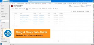 Drag & Drop Sub-Grids for Dynamics 365