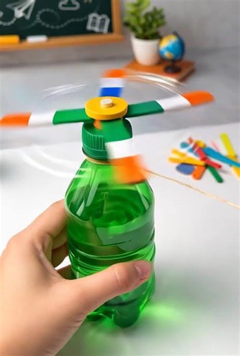 How to Make a Plastic Bottle Flyer | Physics School Project