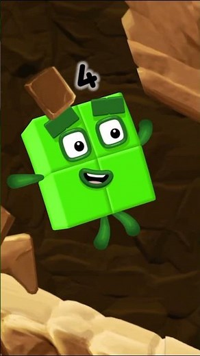 Numberblocks 9 Magic Run - Numberblocks 9 to leave 6 Adventure | Number Counting Go Cave